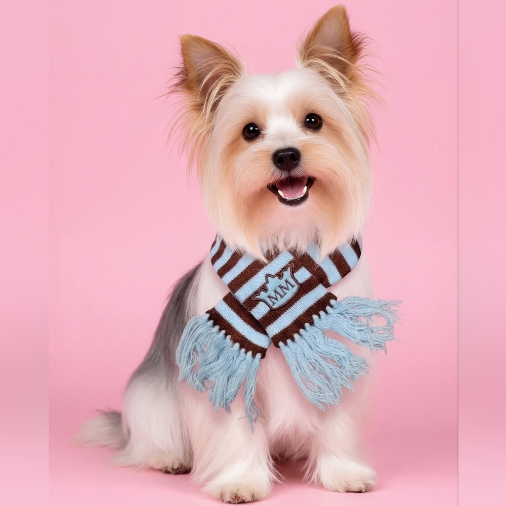 Striped Dog Scarf by Max-A-Million